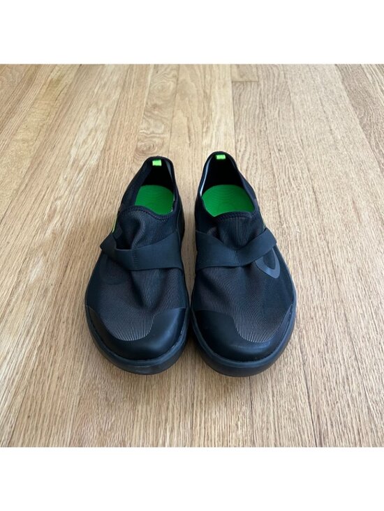 OOfos Men\'s OOmg Sport Low Black Mesh Comfort Slip On Shoes Size EU 42/US 9.5
